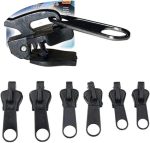 6Pcs Fix Zip Puller 3 Sizes Universal Instant Fix Zipper Repair Kit， Replacement Zip Slider Teeth Rescue Zippers Sewing Clothes - Image 4